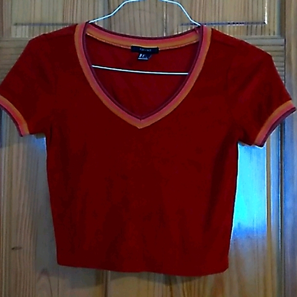 Forever 21 Tops - 🦃Forever21 Cropped V-neck Top